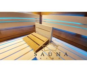 SAUNA KING Sauna Kopfstütze aus Thermo Espenholz
