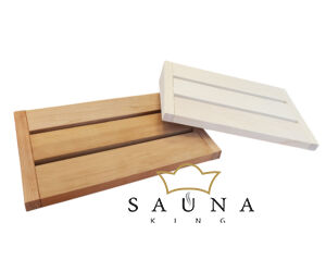 SAUNA KING Sauna Kopfstütze aus Natur Espenholz