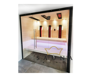 SAUNA KING Infrasauna aus Hemlock für 3 Personen