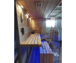 SAUNA KING Finn+Bio kombinierte Sauna Hawai für 1-2 Personen