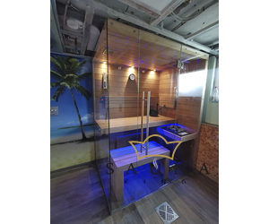SAUNA KING Finnsauna Hawaii für 1-2 Personen