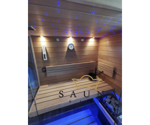 SAUNA KING Finn+Infra kombinierte Sauna Hawai für 1-2 Personen