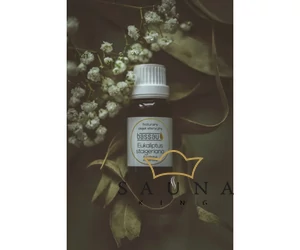 BASSAU Premium-Qualität ätherisches Saunaöl, Brasilianischer Eukalyptus, 15 ml