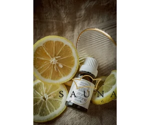 BASSAU Premium-Qualität ätherisches Saunaöl, Zitrone, 15 ml