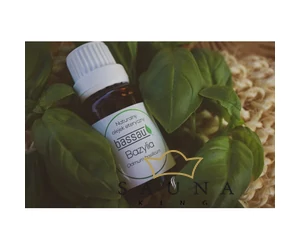 BASSAU Premium-Qualität ätherisches Saunaöl, Basilikum, 15 ml