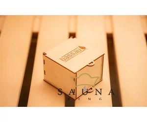 Bassau Duftaufbewahrungsbox im Set mit Bassau Premium ätherischen Saunaölen (15 ml), Mit 6 Düften