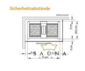 EOS Finnische Saunaofen Herkules XL S50 12 kW - 15 kW