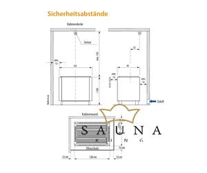 EOS Finnische Saunaofen Mega, 42kW - 72 kW