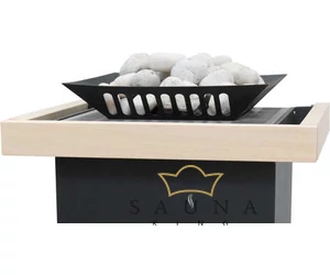 EOS Finnische Saunaofen Cubo+, 7,5 kW-12kW, Anthrazit, Stehofen