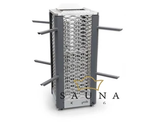 EOS Finnische Saunaofen Saunadome II, 9kW-18kW, Anthrazit, Stehofen