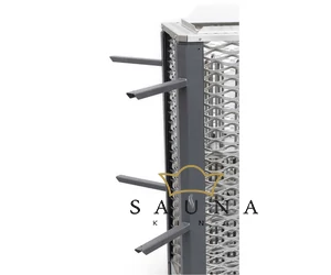 EOS Finnische Saunaofen Saunadome II, 9kW-18kW, Anthrazit, Stehofen