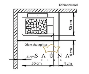 EOS Saunaofen Euro Max Anthrazit Perleffekt 9-15 kw   