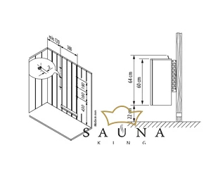 EOS Saunaofen Moment schwarz 6-9 kw