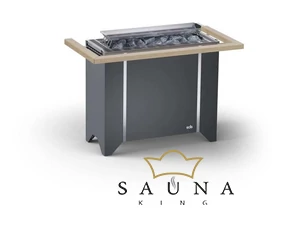 EOS Finnische Saunaofen Goliath HD, 18kW-36kW, Anthrazit, Stehofen