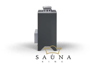EOS Finnische Saunaofen Goliath HD, 18kW-36kW, Anthrazit, Stehofen