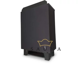 EOS Finnische Saunaofen Gracil, 4,5kW-9kW, Schwarz, Stehofen