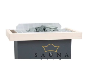 EOS Finnische Saunaofen Gracil W, 6kW-9kW, Anthrazit, Wandmontage