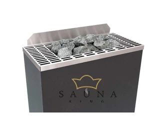 EOS Finnische Saunaofen Gracil W, 6kW-9kW, Anthrazit, Wandmontage