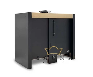 EOS Verdampferofen BiO Herkules XL S120 HD, 18kW-30kW, Schwarz, Stehofen