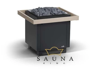 EOS Finnische Saunaofen Mega S HD, 36kW-48kW, Schwarz, Stehofen