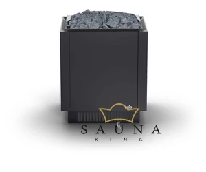 EOS Finnische Saunaofen Mega S HD, 36kW-48kW, Schwarz, Stehofen