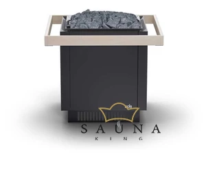 EOS Finnische Saunaofen Mega S HD, 36kW-48kW, Schwarz, Stehofen