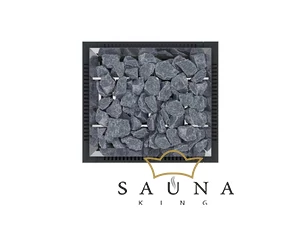 EOS Finnische Saunaofen Mega S HD, 36kW-48kW, Schwarz, Stehofen