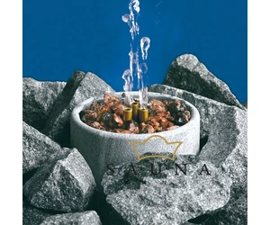 Wasserfontäne Saunatroikka aus Speckstein