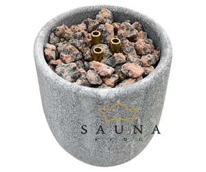 Wasserfontäne Saunatroikka aus Speckstein