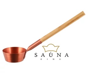 RENTO Saunakübel-Set aus Aluminium, Kupferbraun, 5L
