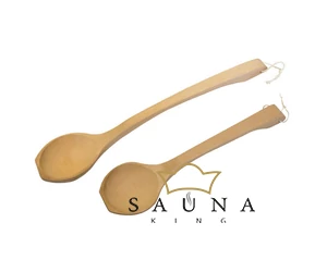 Saunakelle aus Birkenholz, thermobehandelt, 130ml, 35cm