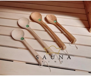 Saunakelle aus Birkenholz, thermobehandelt, 130ml, 35cm