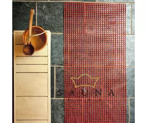 Gitter-Sauna Bodenmatte lfm. 100 cm breit – in 8 Farben