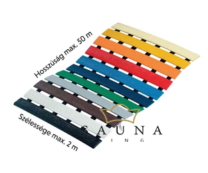 NEU! Rutschfeste Hygiene-Matte für Nassbereiche, Sauna, pro Quadratmeter, Weiß