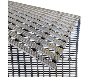 PVC-freie Sauna Bodenmatte aus TPE, 80 cm breit, silbergrau, je lfm.