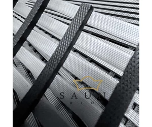 PVC-freie Sauna Bodenmatte aus TPE, 80 cm breit, silbergrau, je lfm.
