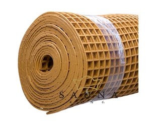 Gitter-Sauna Bodenmatte lfm. 100 cm breit – in 8 Farben