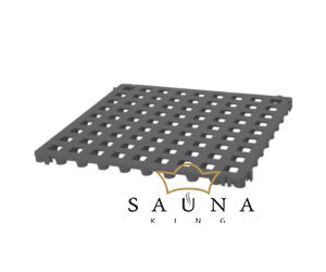 Kunststoff-Sauna Bodenrost Classic 50 x 50 cm, lichtgrau
