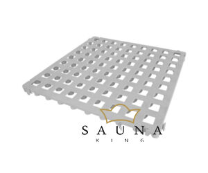 Kunststoff-Sauna Bodenrost Classic 50 x 50 cm, basaltgrau