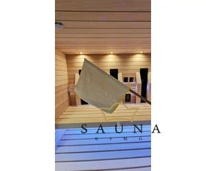 SAUNAGUT Aufgussfahne, beige, KLEIN