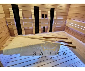 SAUNAGUT Aufgussfahne, beige, KLEIN