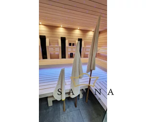 SAUNAGUT Aufgussfahne, beige, KLEIN