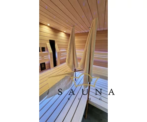 SAUNAGUT Aufgussfahne, beige, KLEIN