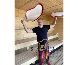 SAUNAGUT® Sauna Wedeltuch TORREOO, Wedeltuch für den Saunameister