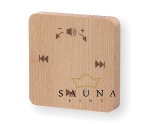 Collaxx Wandfernbedienung aus 12 Holzarten für Bluetoothplayer