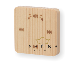 Collaxx Wandfernbedienung aus 12 Holzarten für Bluetoothplayer