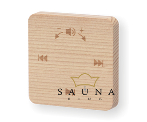 Collaxx Wandfernbedienung aus 12 Holzarten für Bluetoothplayer