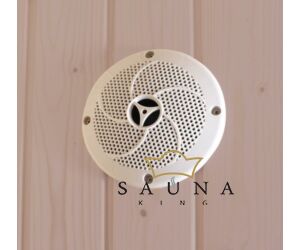 Sauna und Dampfbad lautsprecher weiss, geeignet bis 70°C