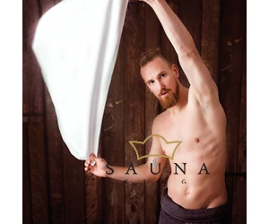 NEU! Sauna-Wedeltuch "Magic Towel" von Robert Heinevetter, Weiß, 100x75cm