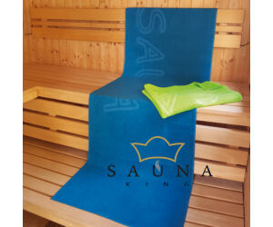 Sauna-Liegetuch, ca. 70 x 200 cm, blau